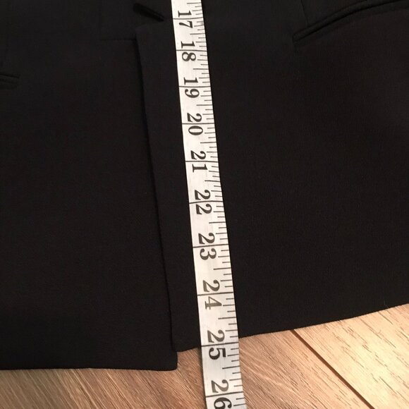 TAHARI Blazer Arthur Sir Levine Black with Lace Sleeves US Size 8 - Picture 9 of 10